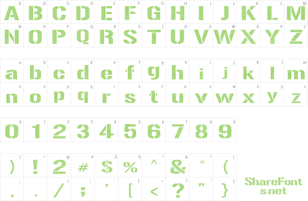 Font Woodcutter Optical Army preview